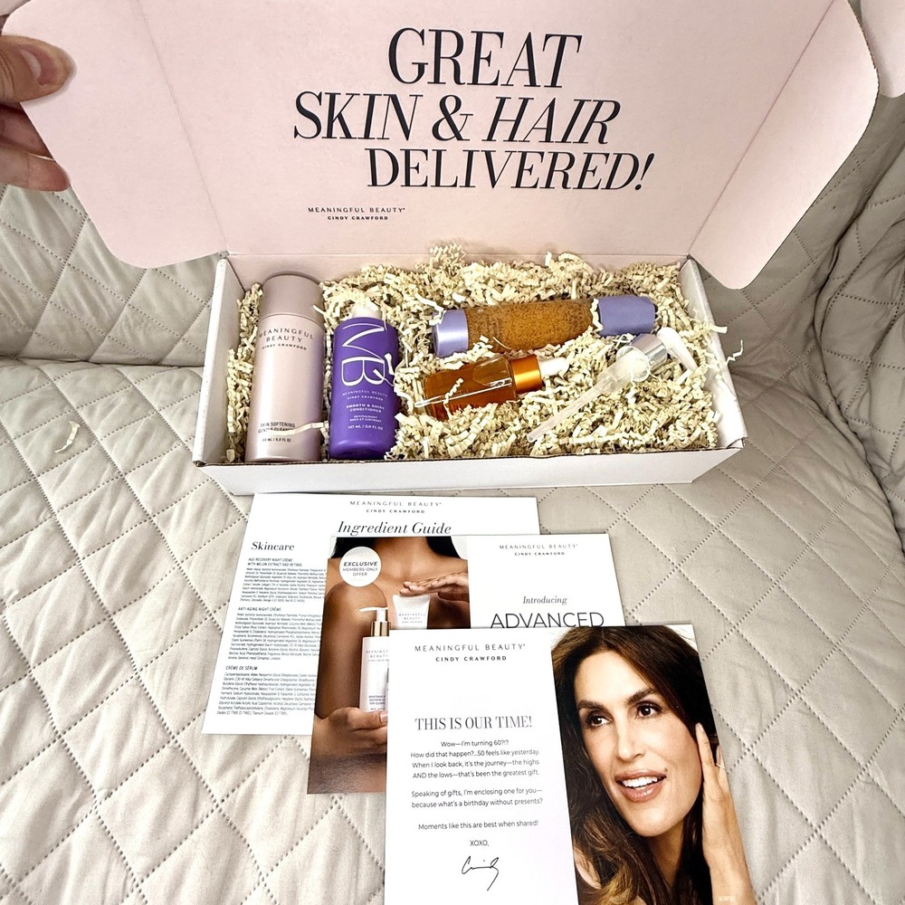 NEW Meaningful Beauty 4 PC Kit Set Cindy Crawford
